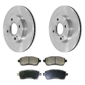 DuraGo® - Plain Front Brake Kit with Ceramic Pads