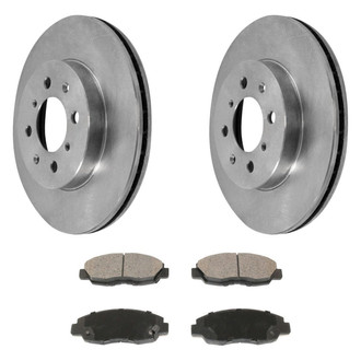 DuraGo® - Plain Front Brake Kit with Ceramic Pads