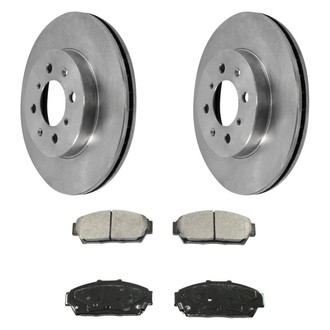 DuraGo® - Plain Front Brake Kit with Ceramic Pads