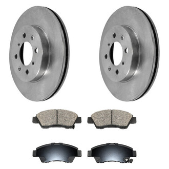DuraGo® - Plain Front Brake Kit with Ceramic Pads