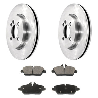 DuraGo® - Plain Front Brake Kit with Ceramic Pads