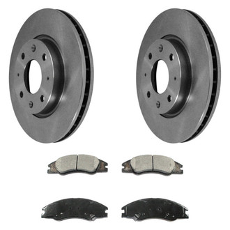 DuraGo® - Plain Front Brake Kit with Ceramic Pads