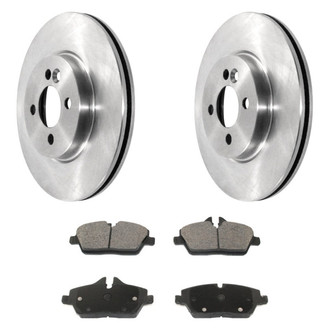 DuraGo® - Plain Front Brake Kit with Ceramic Pads