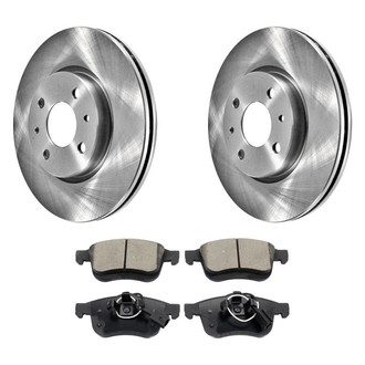 DuraGo® - Plain Front Brake Kit with Ceramic Pads