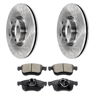 DuraGo® - Plain Front Brake Kit with Ceramic Pads