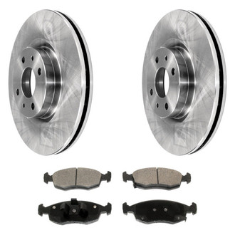 DuraGo® - Plain Front Brake Kit with Ceramic Pads