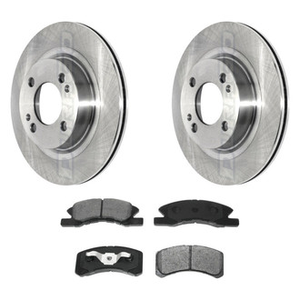 DuraGo® - Plain Front Brake Kit with Ceramic Pads
