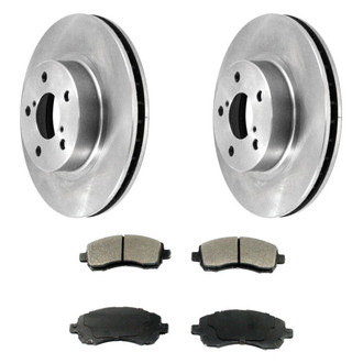 DuraGo® - Plain Front Brake Kit with Ceramic Pads