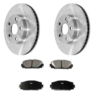 DuraGo® - Plain Front Brake Kit with Ceramic Pads