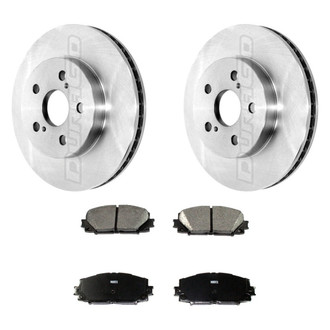 DuraGo® - Plain Front Brake Kit with Ceramic Pads