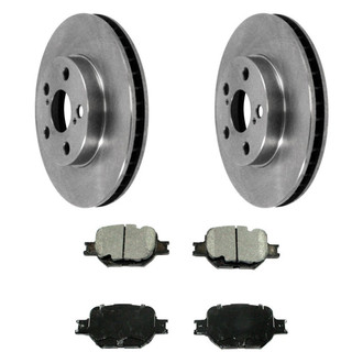 DuraGo® - Plain Front Brake Kit with Ceramic Pads