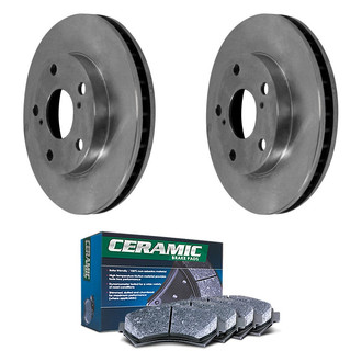 DuraGo® - Plain Front Brake Kit with Ceramic Pads