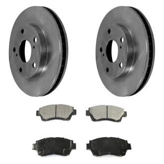 DuraGo® - Plain Front Brake Kit with Ceramic Pads