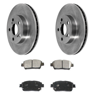 DuraGo® - Plain Front Brake Kit with Ceramic Pads