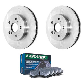 DuraGo® - Plain Front Brake Kit with Ceramic Pads