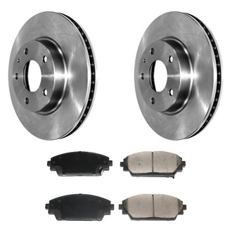 DuraGo® - Plain Front Brake Kit with Ceramic Pads