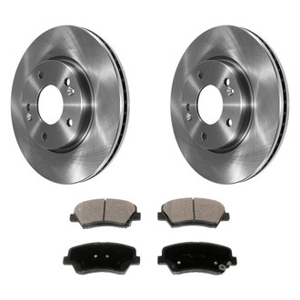 DuraGo® - Plain Front Brake Kit with Ceramic Pads