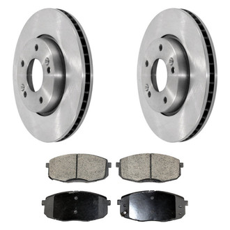 DuraGo® - Plain Front Brake Kit with Ceramic Pads