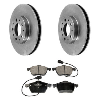DuraGo® - Plain Front Brake Kit with Ceramic Pads