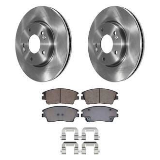DuraGo® - Plain Front Brake Kit with Ceramic Pads