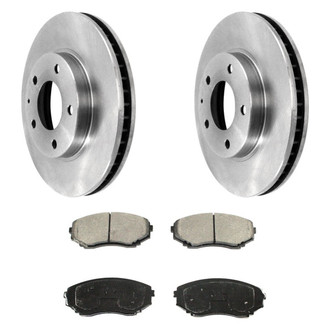 DuraGo® - Plain Front Brake Kit with Ceramic Pads