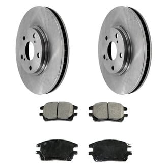 DuraGo® - Plain Front Brake Kit with Ceramic Pads