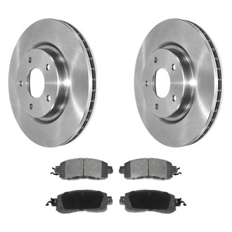 DuraGo® - Plain Front Brake Kit with Ceramic Pads