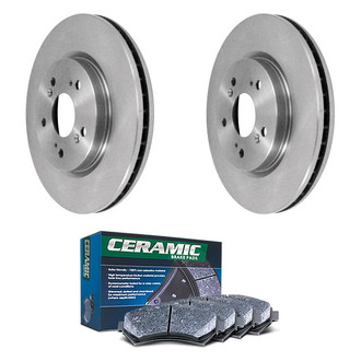 DuraGo® - Plain Front Brake Kit with Ceramic Pads