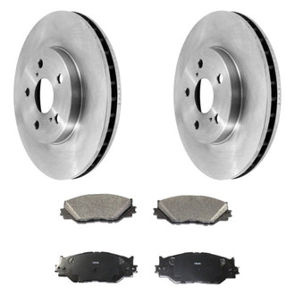 DuraGo® - Plain Front Brake Kit with Ceramic Pads