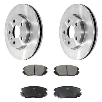 DuraGo® - Plain Front Brake Kit with Ceramic Pads