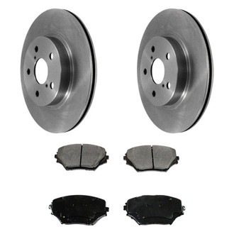 DuraGo® - Plain Front Brake Kit with Ceramic Pads