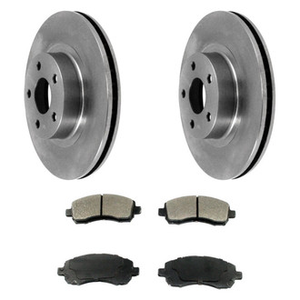 DuraGo® - Plain Front Brake Kit with Ceramic Pads
