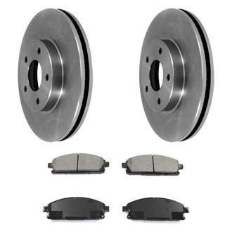 DuraGo® - Plain Front Brake Kit with Ceramic Pads