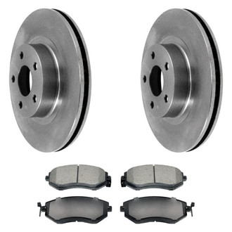 DuraGo® - Plain Front Brake Kit with Ceramic Pads