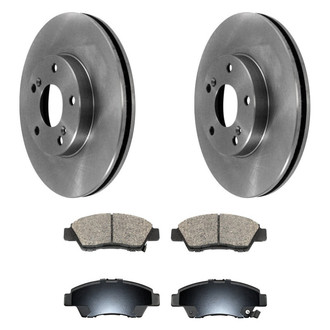 DuraGo® - Plain Front Brake Kit with Ceramic Pads