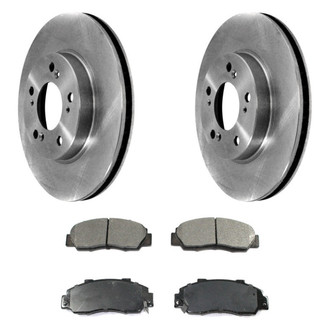 DuraGo® - 1-Piece Plain Brake Kit with Ceramic Brake Pads