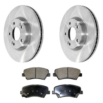DuraGo® - Plain Front Brake Kit with Ceramic Pads