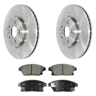 DuraGo® - Plain Front Brake Kit with Ceramic Pads