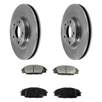 DuraGo® - Plain Front Brake Kit with Ceramic Pads