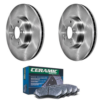 DuraGo® - Plain Front Brake Kit with Ceramic Pads