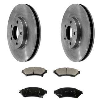 DuraGo® - Plain Front Brake Kit with Ceramic Pads