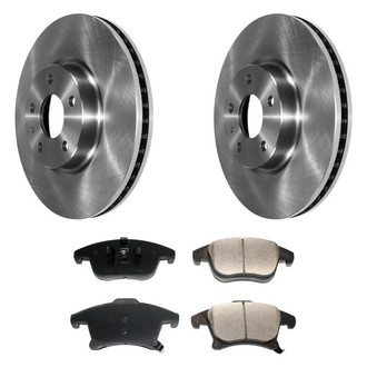 DuraGo® - Plain Front Brake Kit with Ceramic Pads