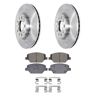 DuraGo® - Plain Front Brake Kit with Ceramic Pads