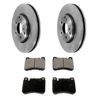 DuraGo® - Plain Front Brake Kit with Ceramic Pads