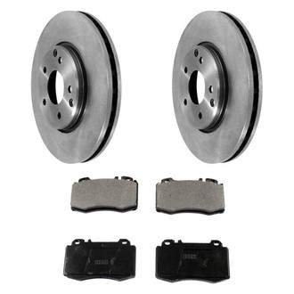 DuraGo® - Plain Front Brake Kit with Ceramic Pads