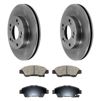 DuraGo® - Plain Front Brake Kit with Ceramic Pads