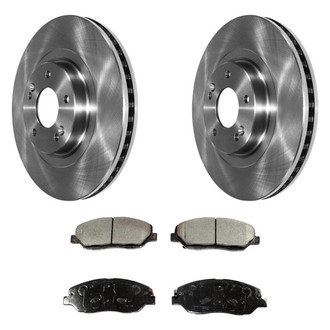 DuraGo® - Plain Front Brake Kit with Ceramic Pads