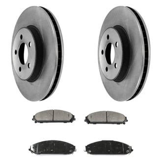 DuraGo® - Plain Front Brake Kit with Ceramic Pads