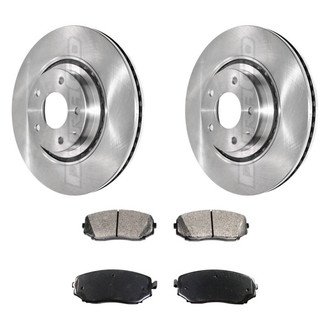 DuraGo® - Plain Front Brake Kit with Ceramic Pads