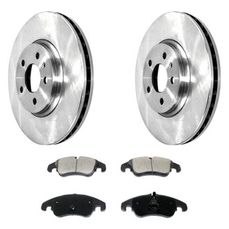 DuraGo® - Plain Front Brake Kit with Ceramic Pads